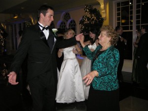 Waltzing with my nagymama at the Ball.