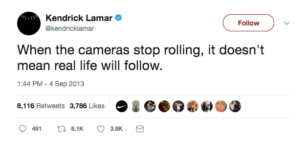 Kendrick Tweet